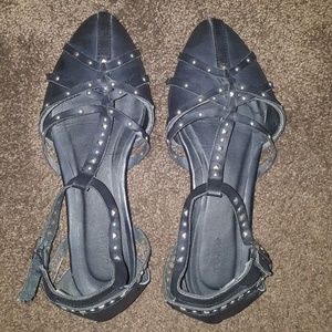 Studded Pointed Flats